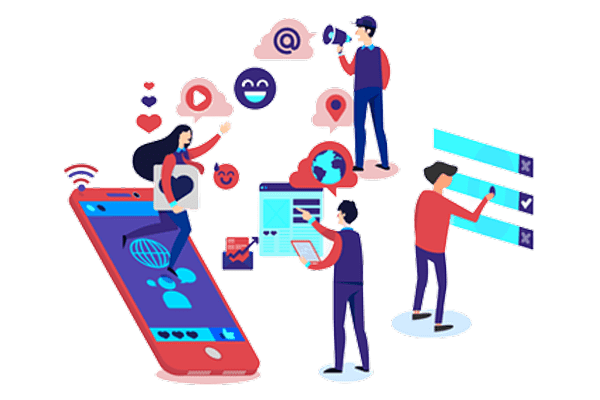 Digital solutions illustration